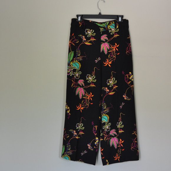 H&M Wide Leg Floral Pants - Picture 4 of 10